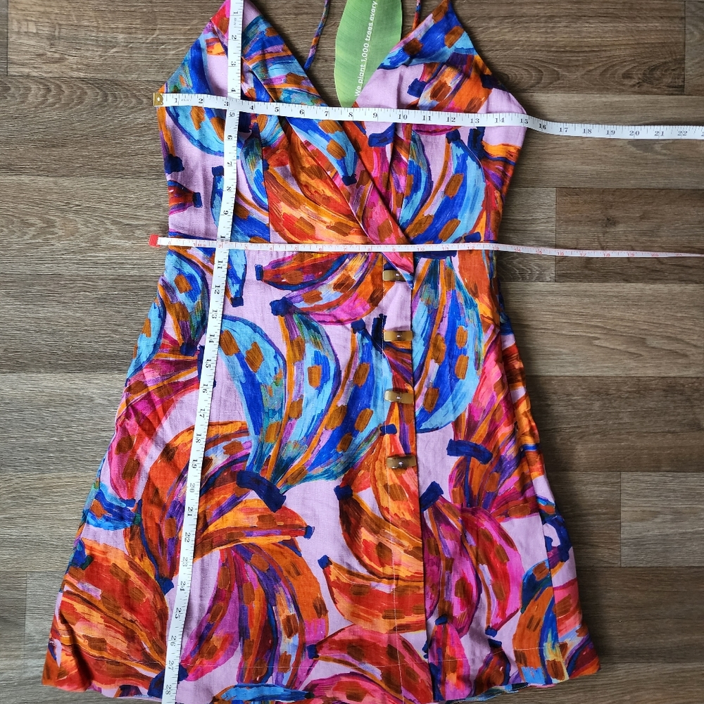 Farm Rio Coloured Bananas Mini Dress - Picture 14 of 15